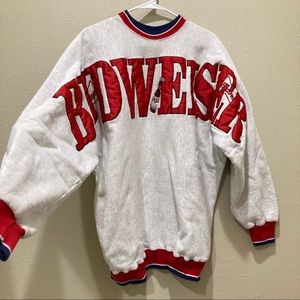 Vintage Budweiser Pullover Sweatshirt